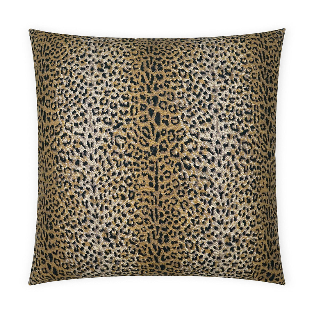 Luxury Pillow - 24" x 24" - Jaguar. Bold and fun Jaguar, animal print