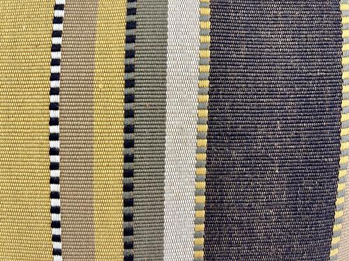 Lumbar Pillow - 24" x 14" -Bohemian; Lush textured stripes of gold.tans,creams, whites, taupes and black