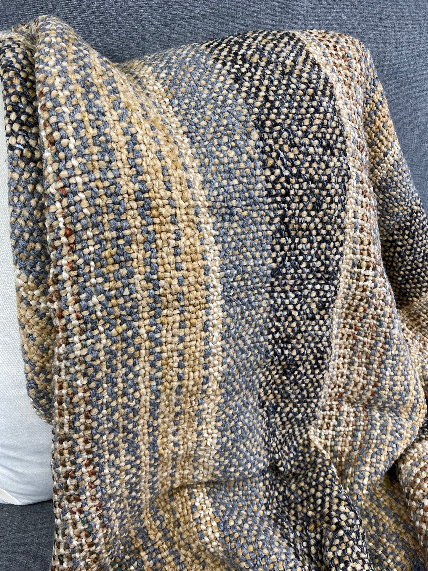 Luxury Knit Throw - 48" x 72" - Dover Platinum; Bulky Knit Throw
