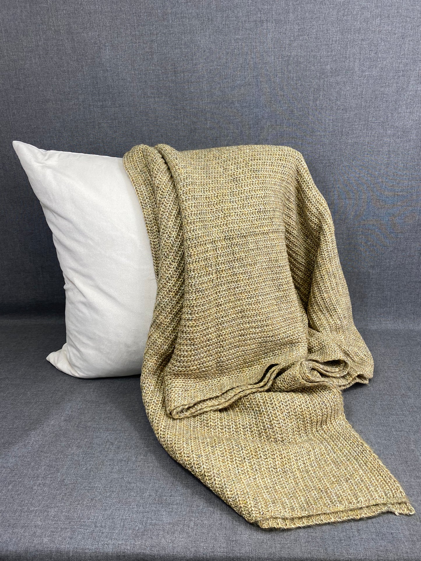 Luxury Knit Throw - 50" x 60" - Lancaster Cognac; Knit Throw