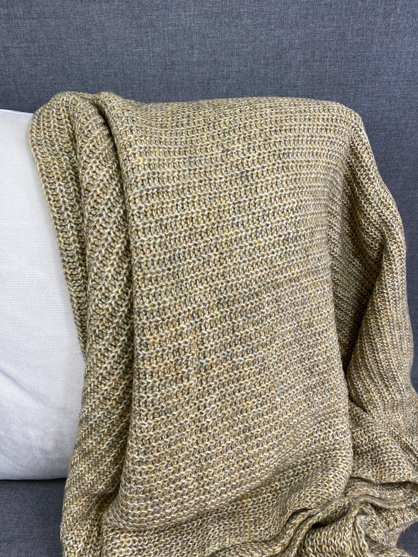 Luxury Knit Throw - 50" x 60" - Lancaster Cognac; Knit Throw
