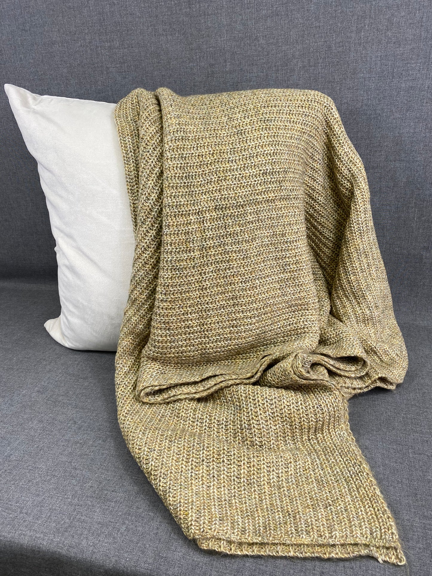 Luxury Knit Throw - 50" x 60" - Lancaster Cognac; Knit Throw