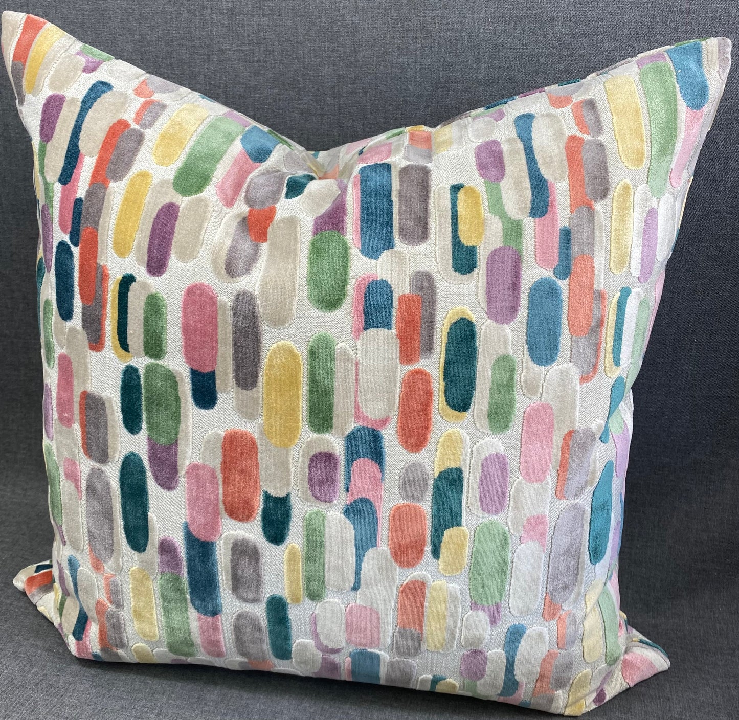 Luxury Pillow - 24" x 24" - Modern Confetti