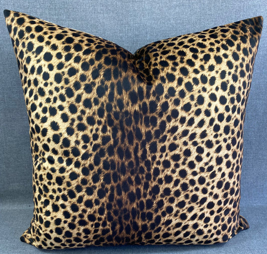 Luxury Pillow Lupe's Leopard -  24" x 24"