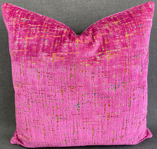 Luxury Pillow - 24" x 24" - Moonstruck-Fuchsia