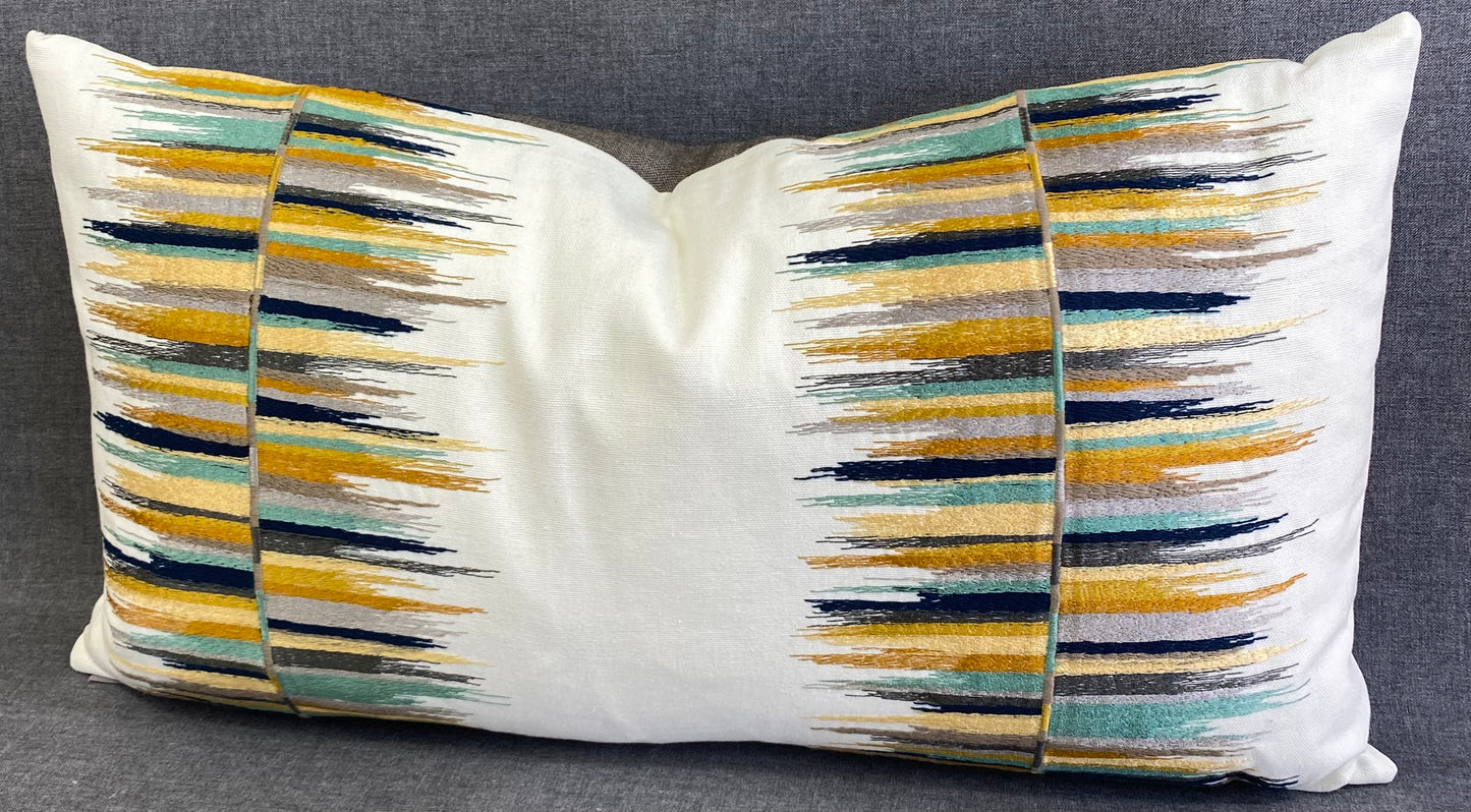 Luxury Lumbar Pillow - 24" x 14" Fun Fair Lumbar - Agate