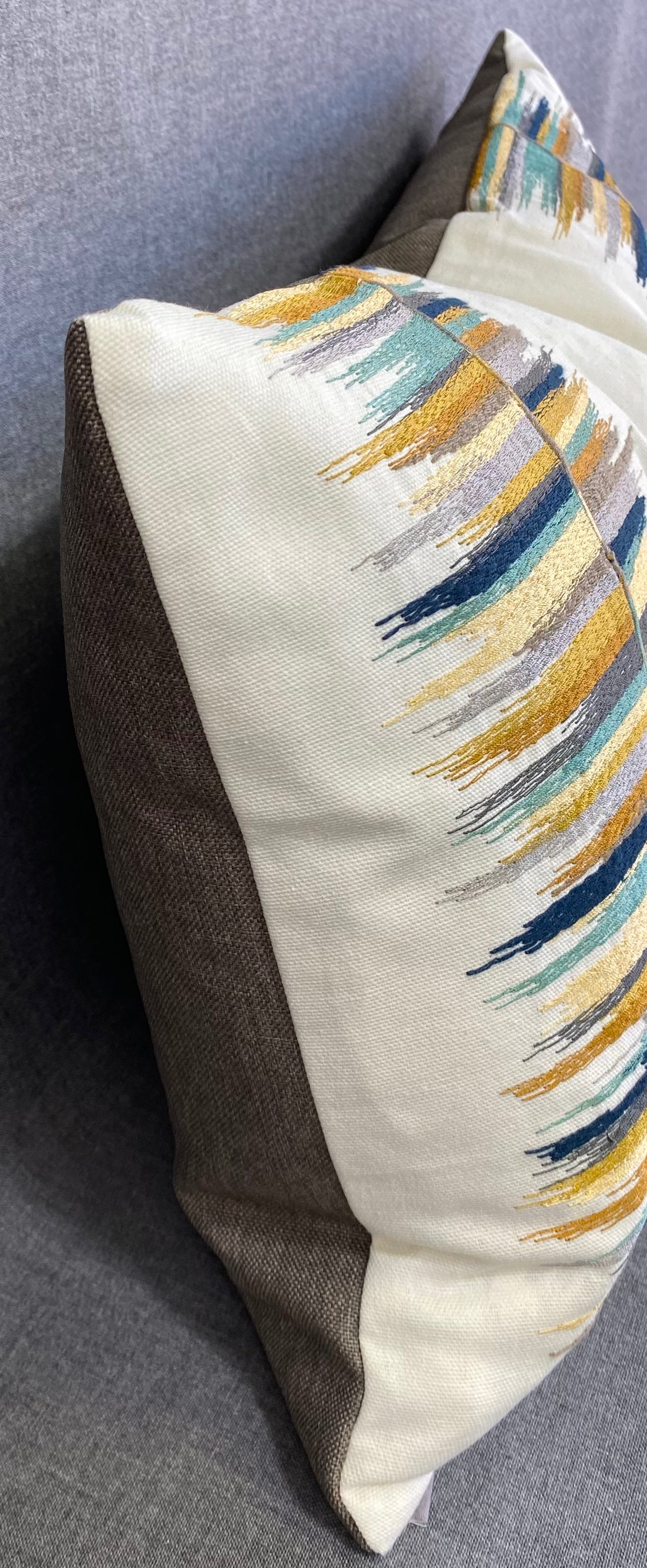 Luxury Lumbar Pillow - 24" x 14" Fun Fair Lumbar - Agate