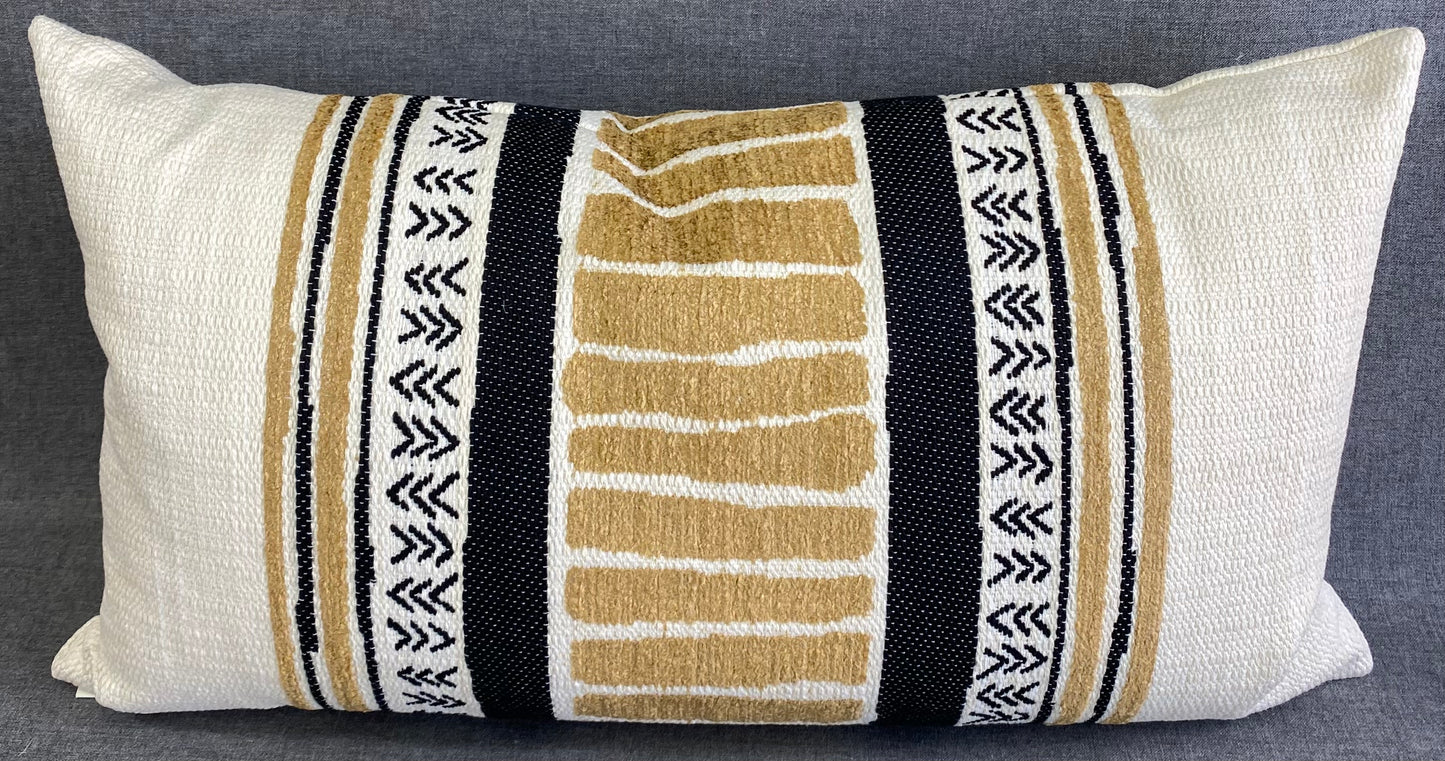 Luxury Pillow 24" x 14" Cholula-Black- Black