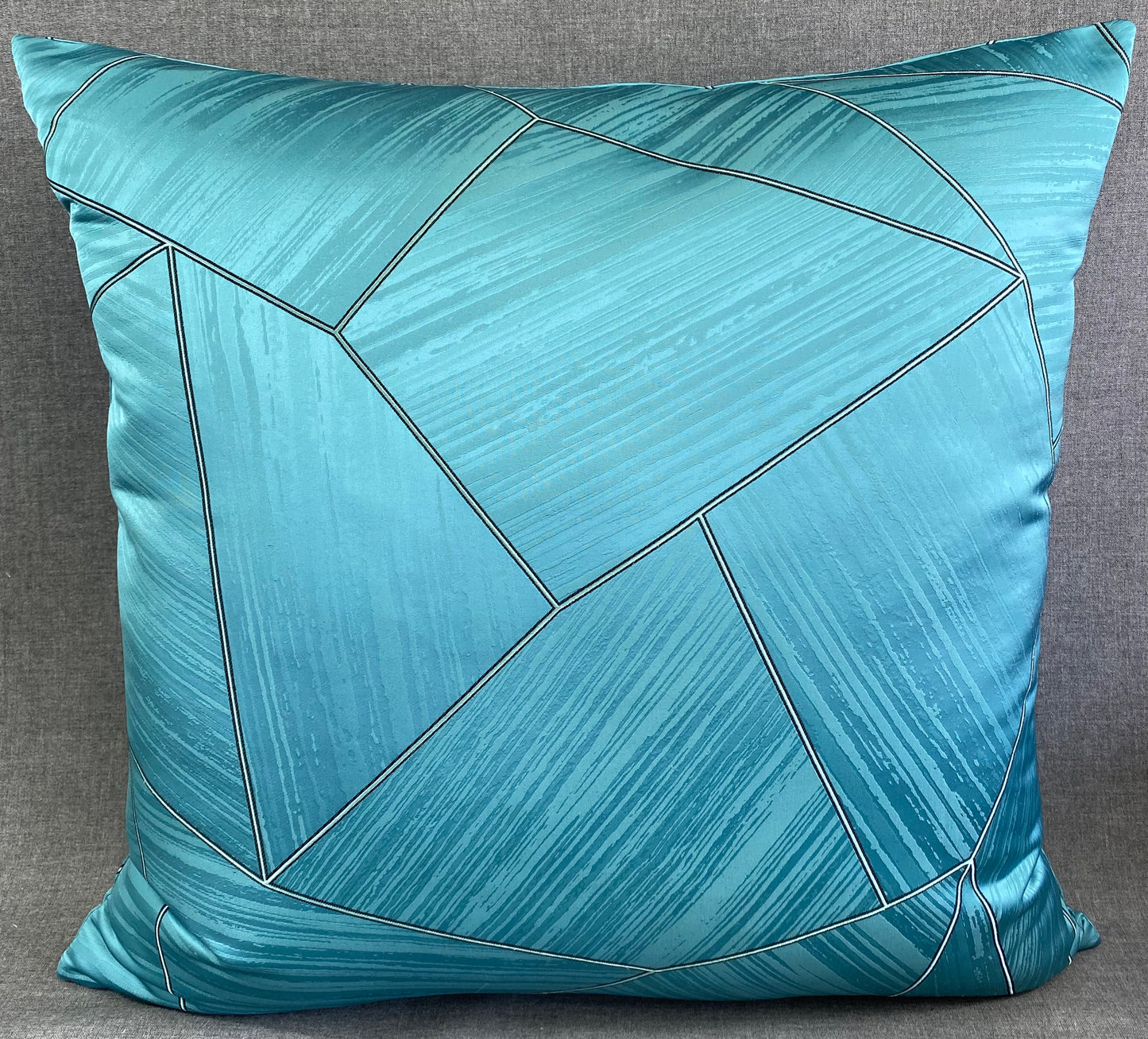 Luxury Pillow - 24" x 24" Eclectic Line-Aqua