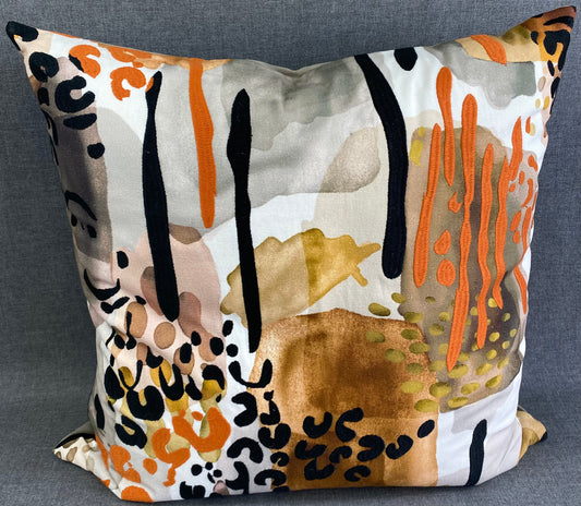 Luxury Pillow -  24" x 24" -  Fauve-Safari