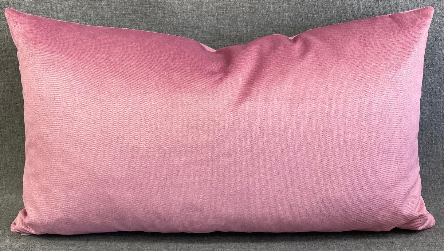 Luxury Lumbar Pillow - 24" x 14" - Belvedere-Orchid