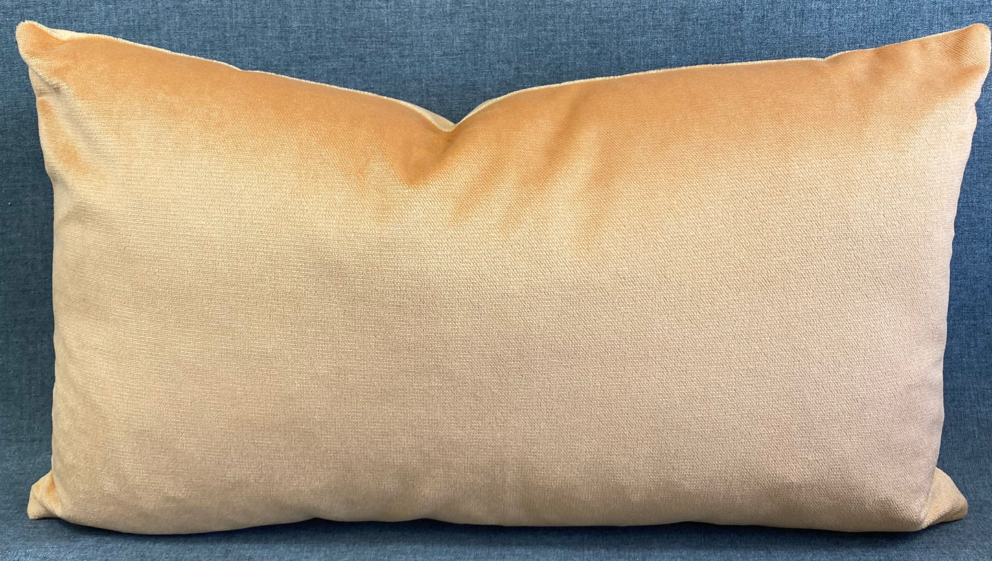 Luxury Lumbar Pillow - 24” x 14” - Belvedere Satsuma