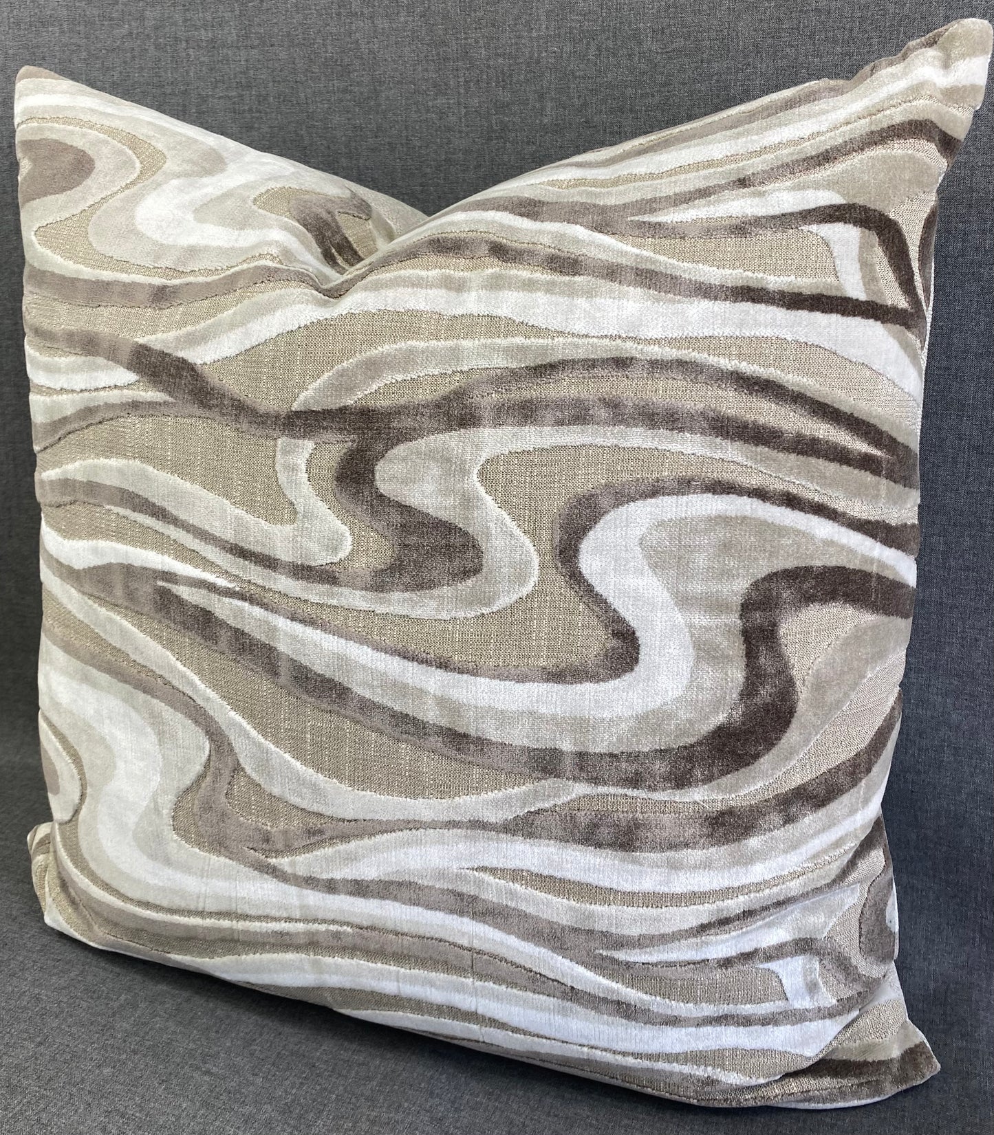 Luxury Pillow - 24" x 24" - Sway-Travertine