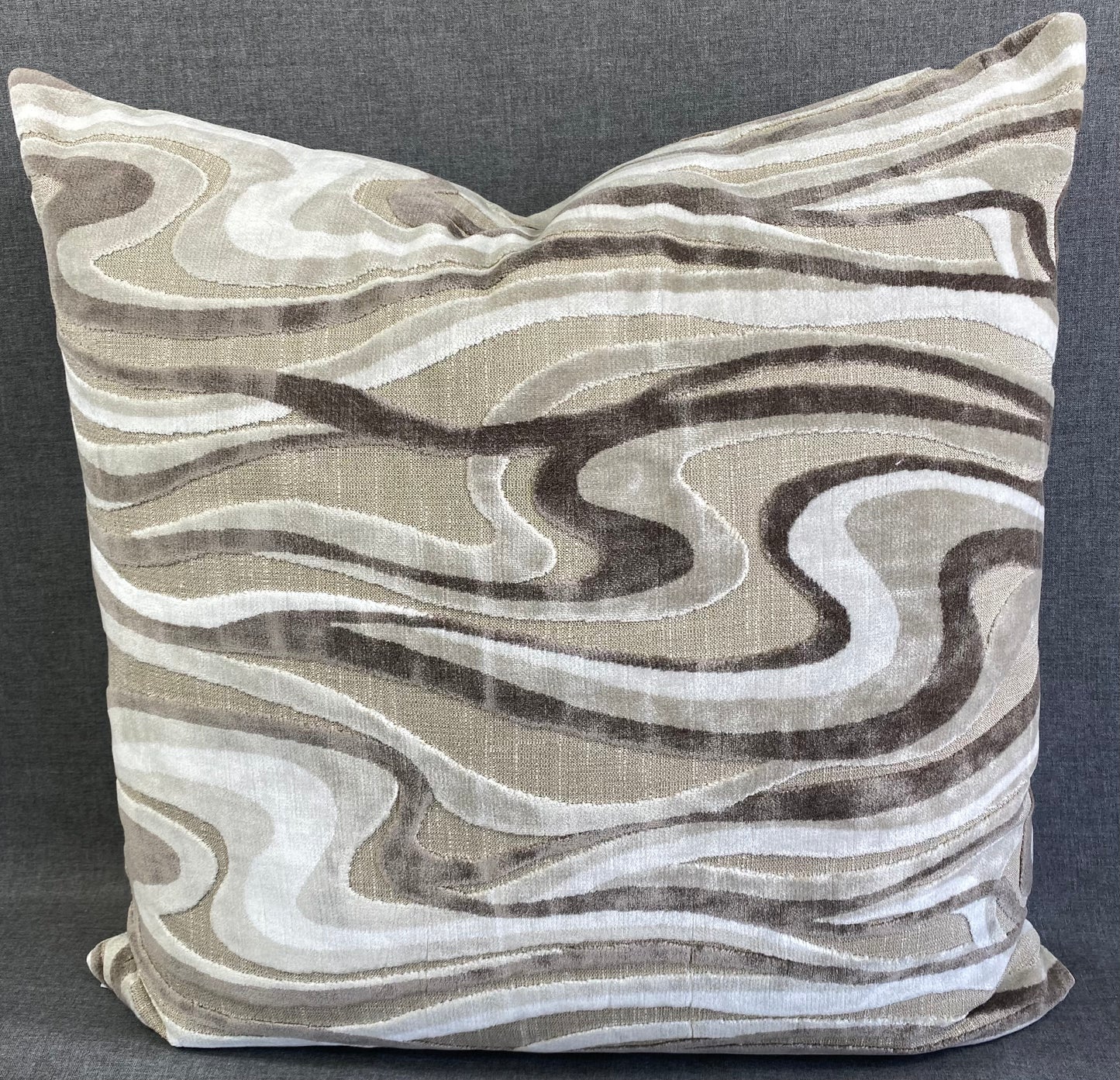 Luxury Pillow - 24" x 24" - Sway-Travertine