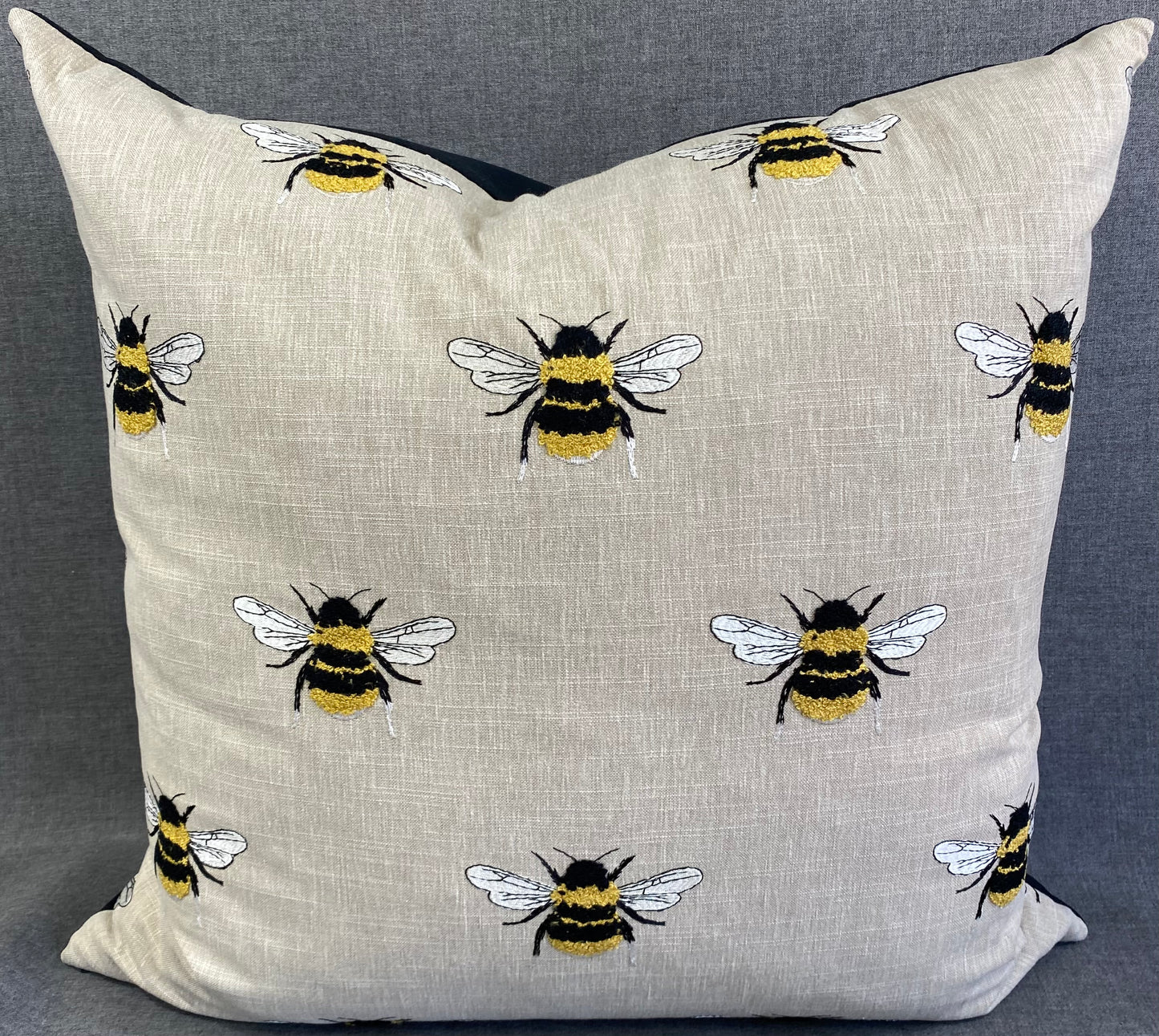 Luxury Pillow - 24" x 24" - Busy Bee-Linen