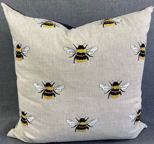 Luxury Pillow - 24" x 24" - Busy Bee-Linen