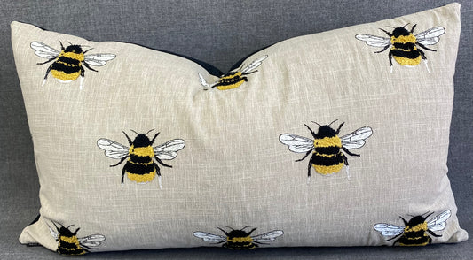Busy Bee Linen Lumbar- 24" x 14"