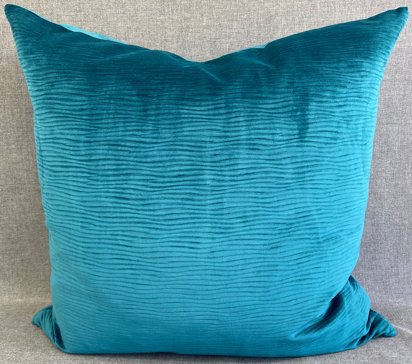Luxury Pillow - 24” x 24” - Stream Teal