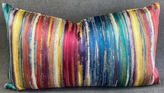 Luxury Lumbar Pillow - 24" x 14" - Roy G Carnival