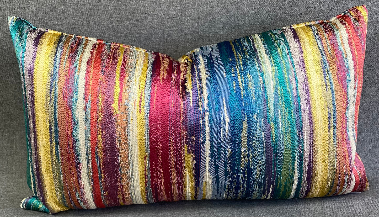 Luxury Lumbar Pillow - 24" x 14" - Roy G Carnival