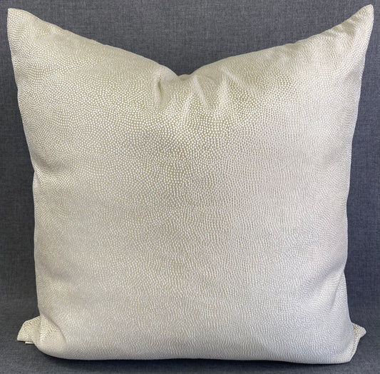 Luxury Pillow -  24" x 24" -  Whimsical - Ivory