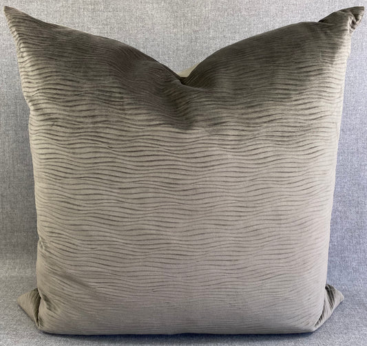 Luxury Pillow - 24” x 24” - Stream Granite