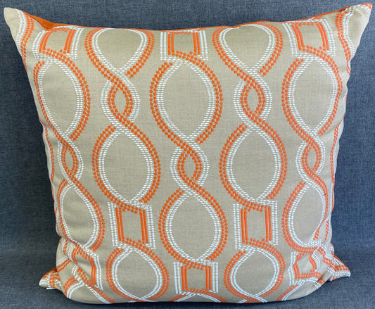 ODSQ Twist Orange Outdoor 22" x 22"