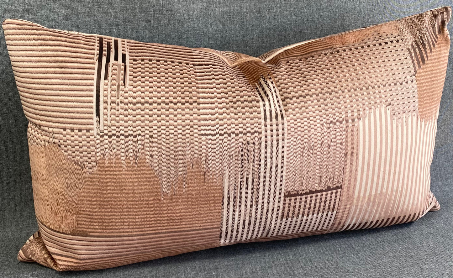 Luxury Lumbar Pillow - 24" x 14" - Hurley Brown