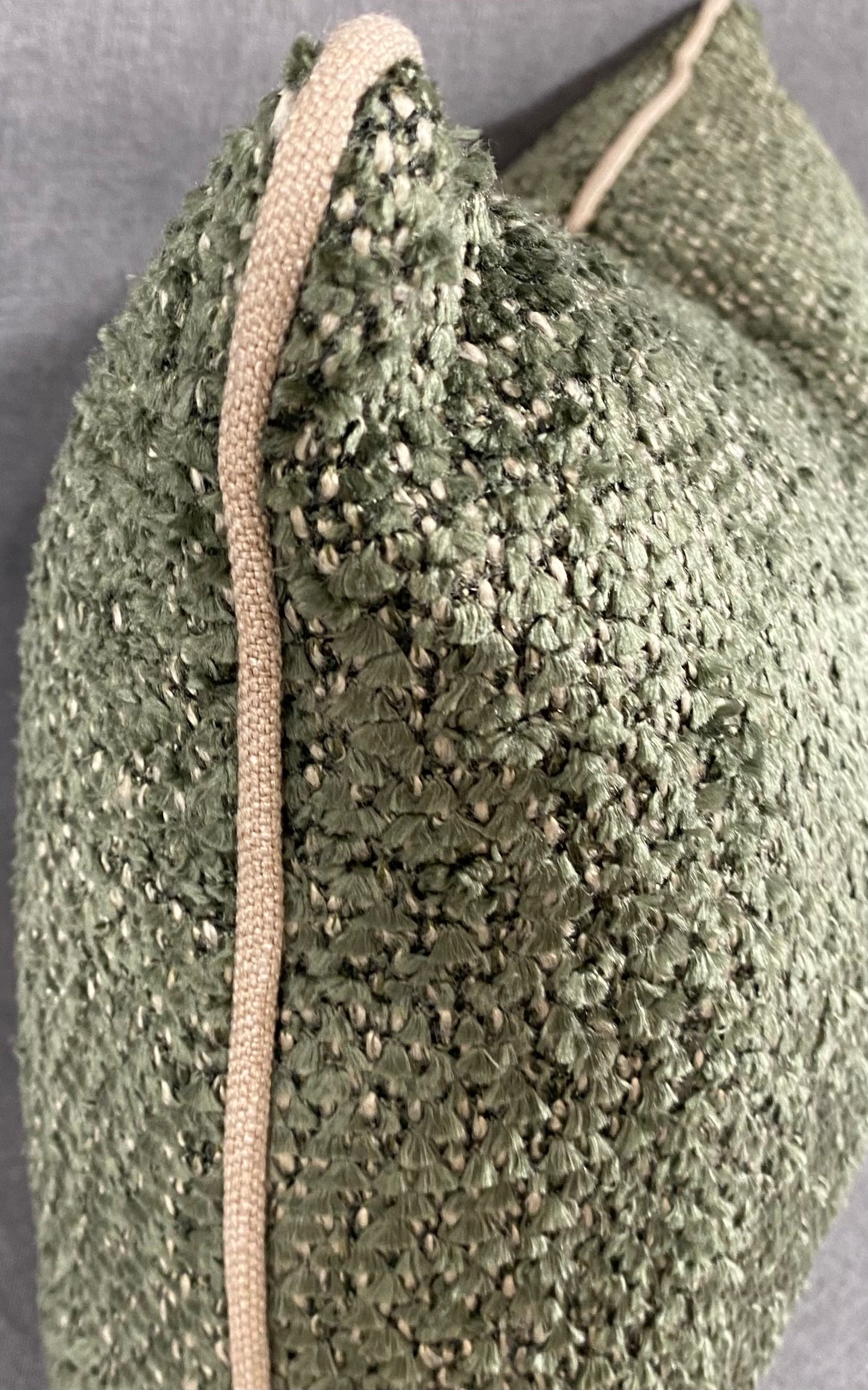 Luxury Lumbar Pillow - 24" x 14" - Knubby Moss