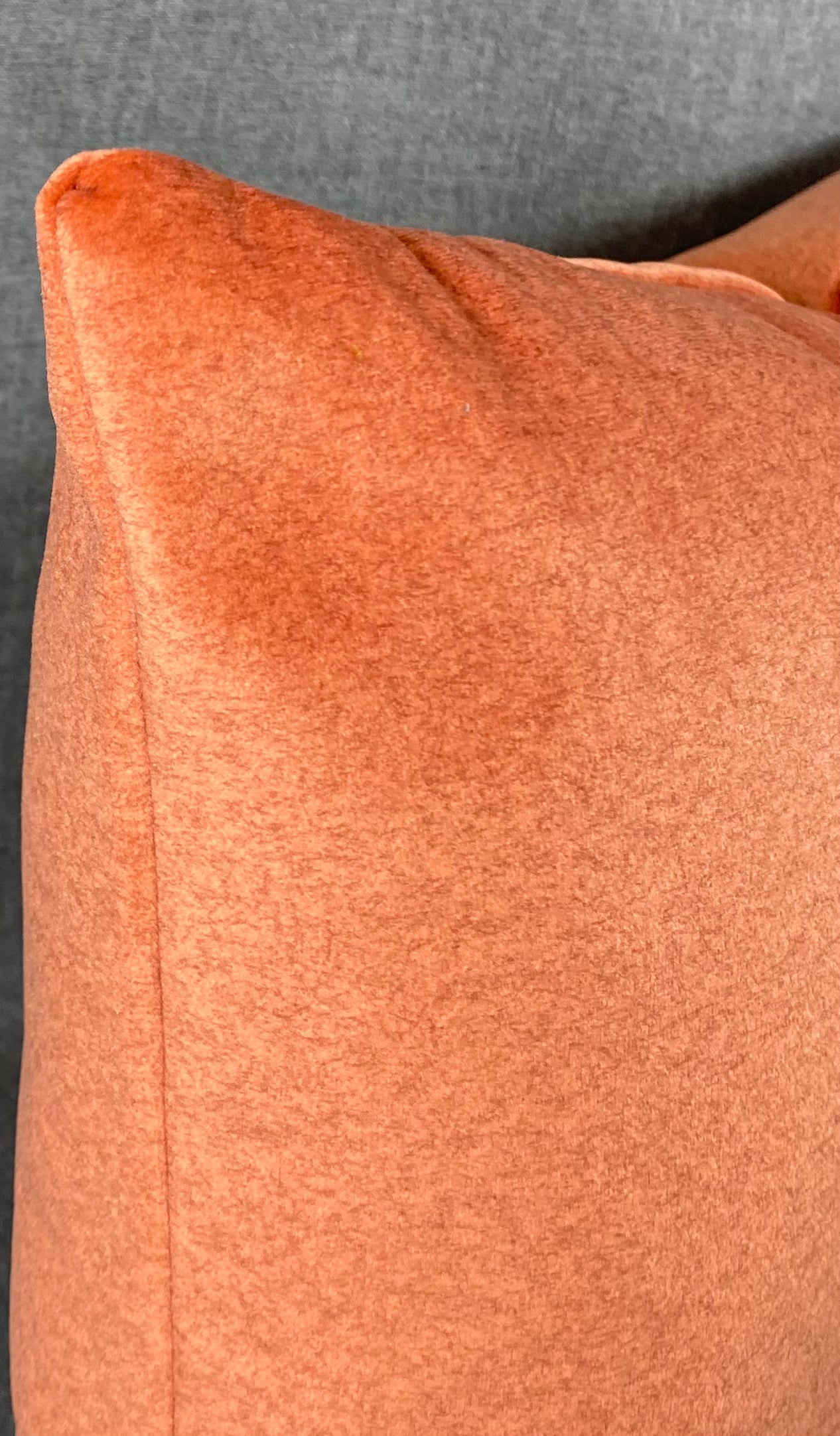 Luxury Lumbar Pillow - 24" x 14" - Merino Coral