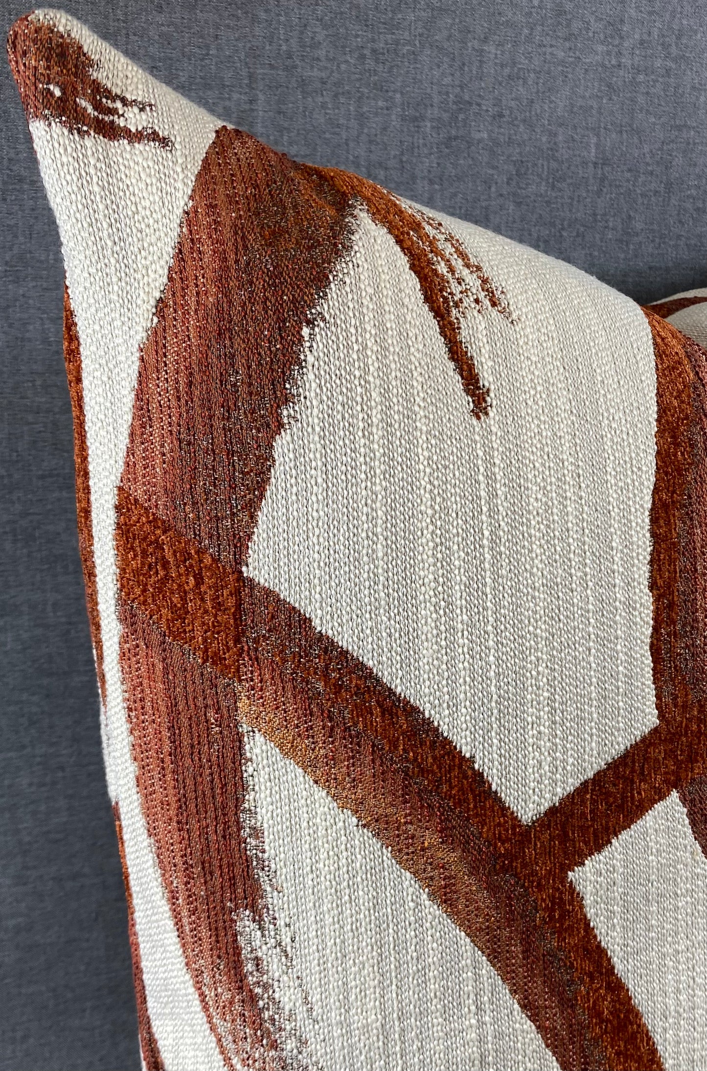Luxury Pillow - 24" x 24" - Enso Copper