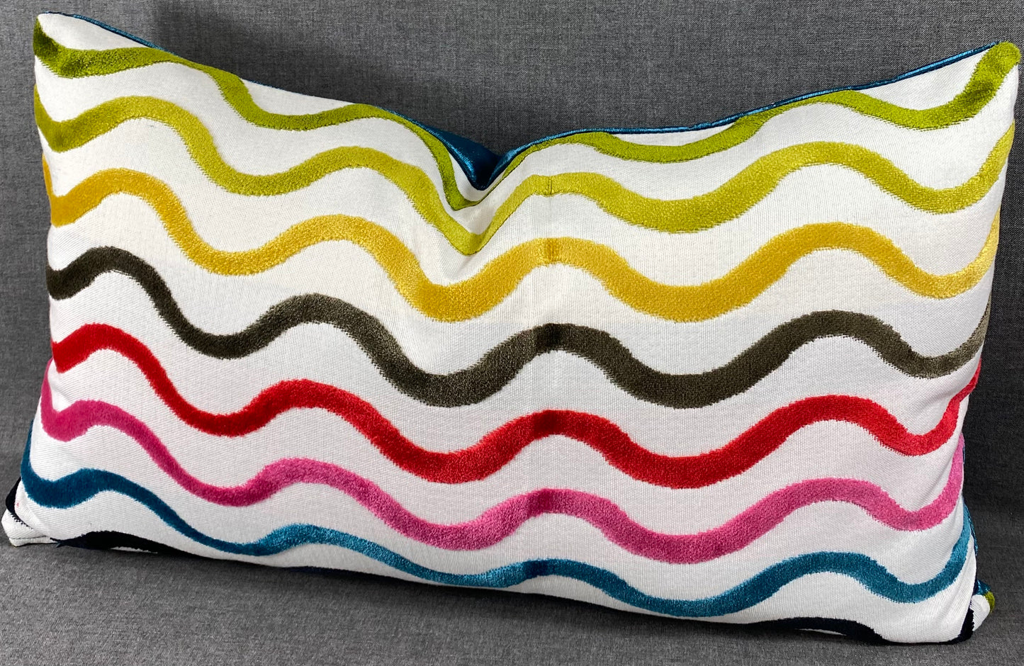 Luxury Lumbar Pillow - 24" x 14" - Acoustic Multi