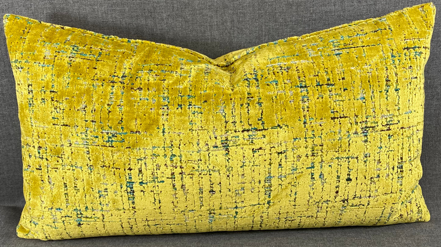 Luxury Lumbar Pillow 24" x 14" - Moonstruck Lumbar-Sulfur