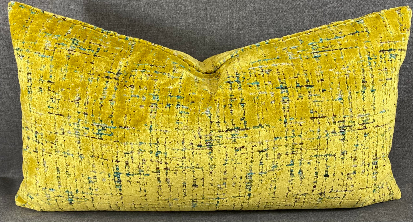 Luxury Lumbar Pillow 24" x 14" - Moonstruck Lumbar-Sulfur