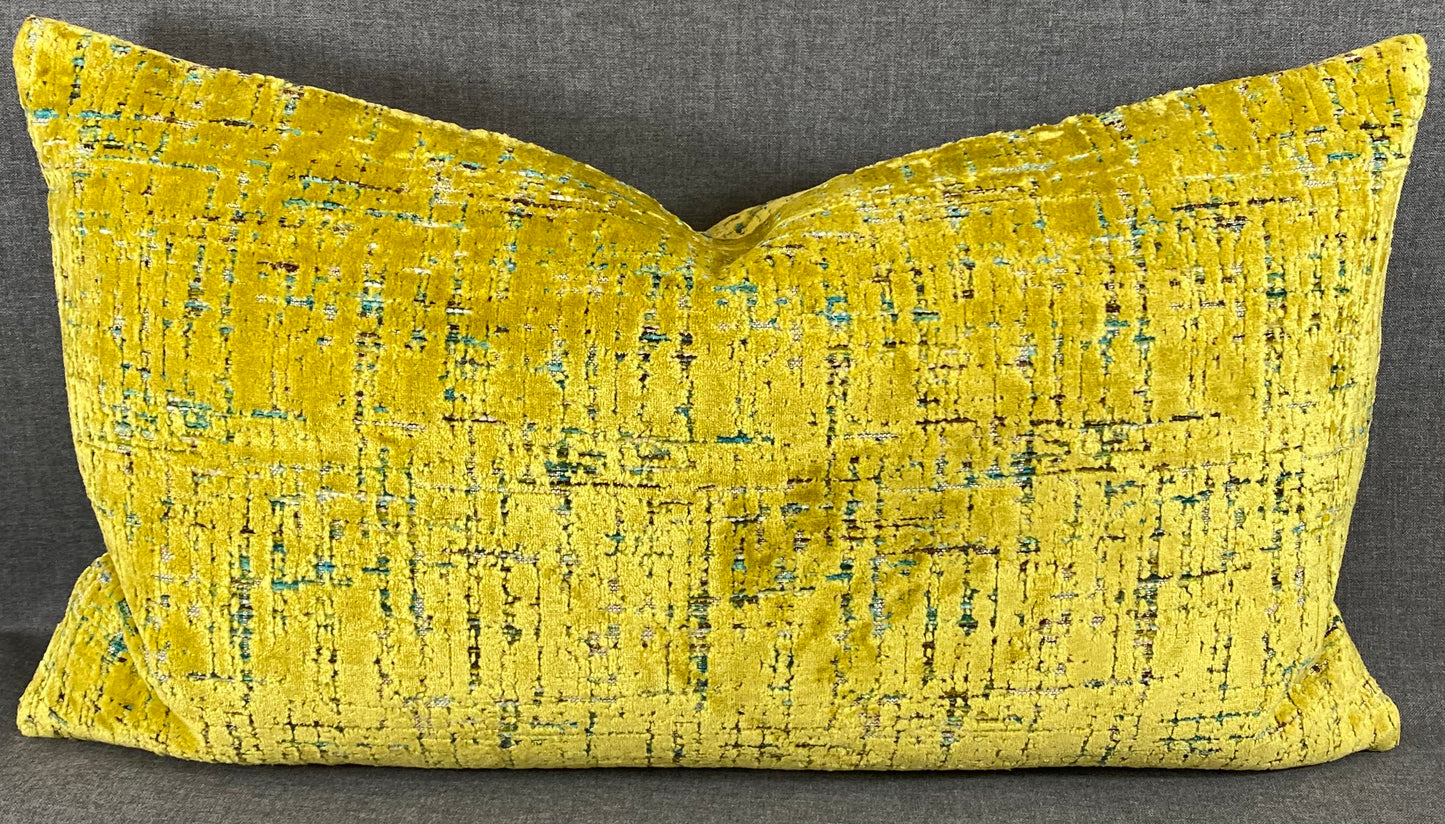 Luxury Lumbar Pillow 24" x 14" - Moonstruck Lumbar-Sulfur