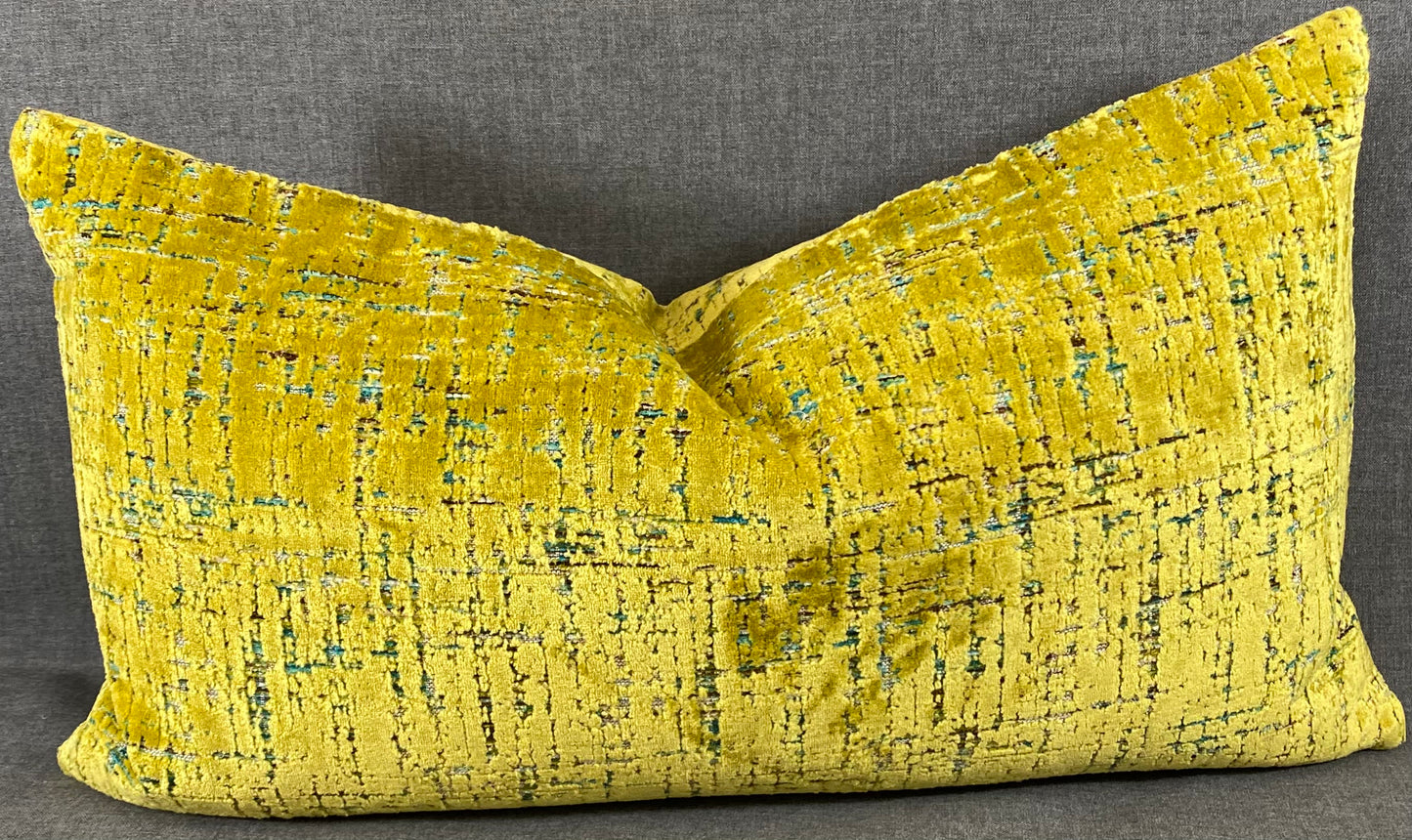 Luxury Lumbar Pillow 24" x 14" - Moonstruck Lumbar-Sulfur