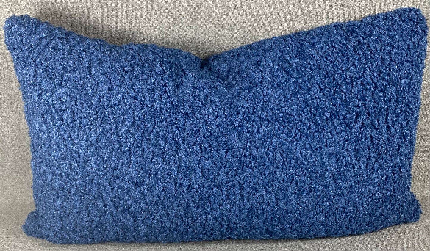 Luxury Lumbar Pillow - 24" x 14" - Poodle Navy