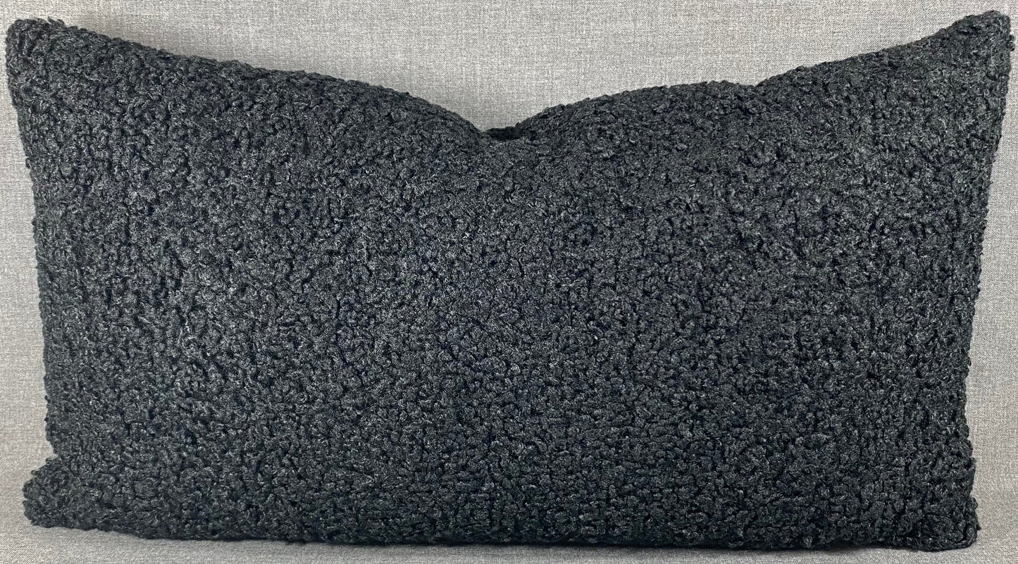 Luxury Lumbar Pillow - 24" x 14" - Poodle Jet