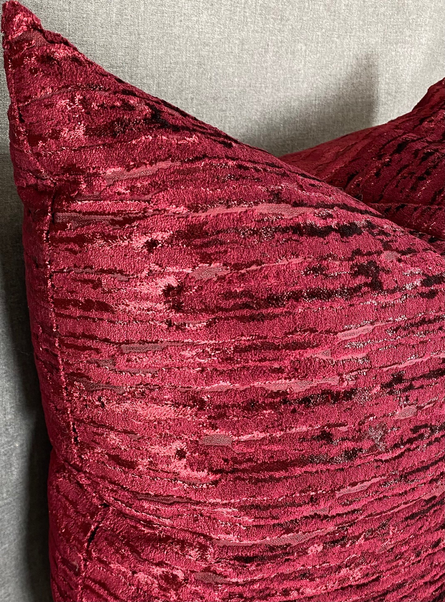Luxury Pillow - 24" x 24" - Wake Wine