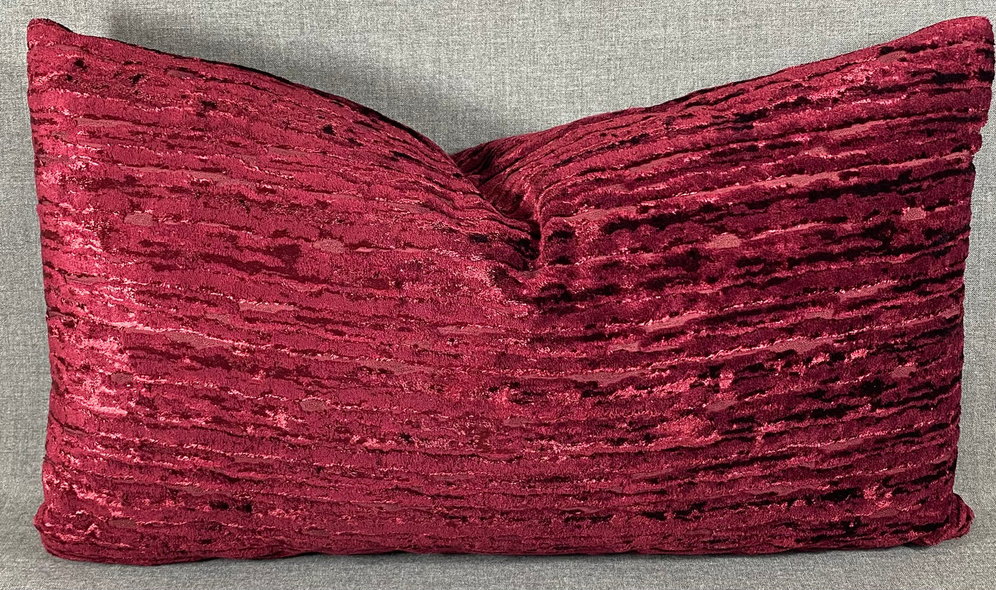 Luxury Lumbar Pillow - 24" x 14" - Wake Wine