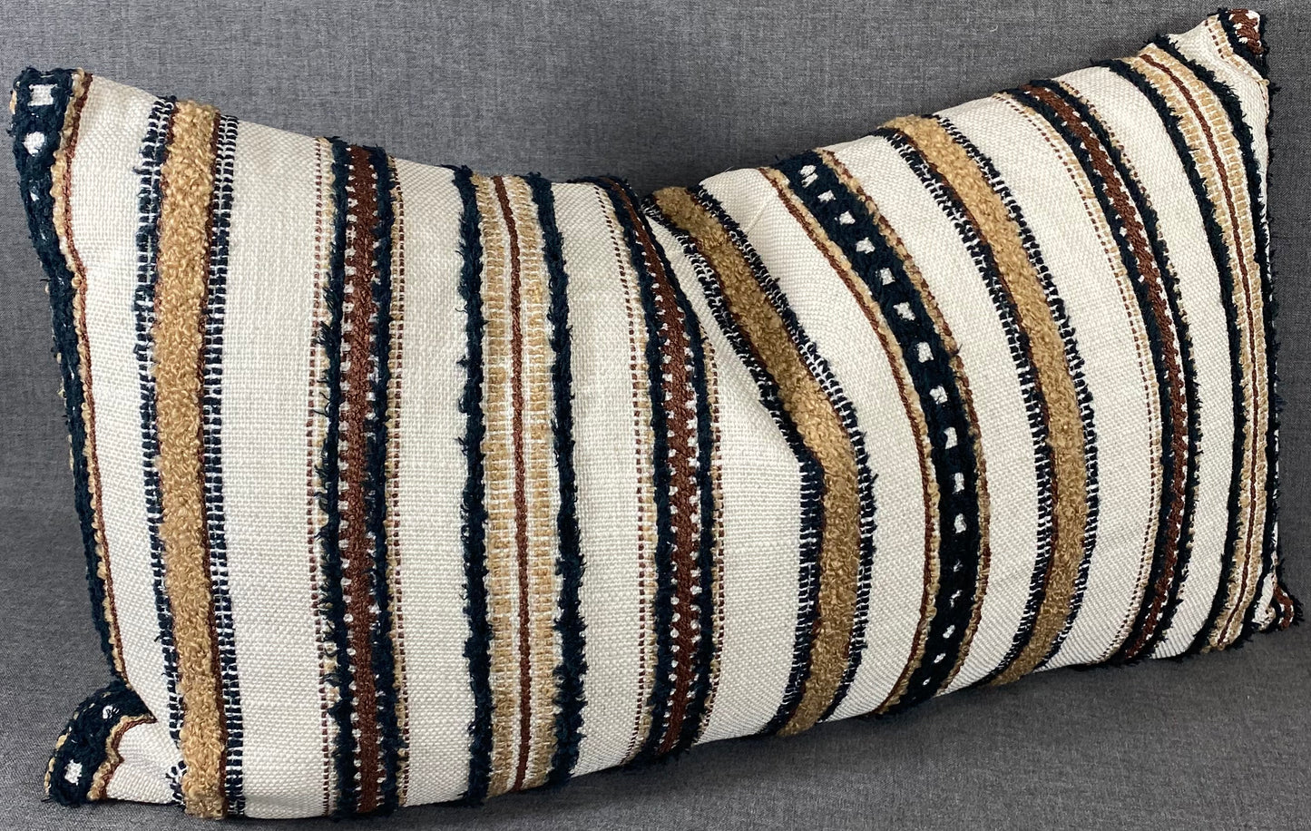 Luxury Lumbar Pillow - 24" x 14" - Zoie Umber