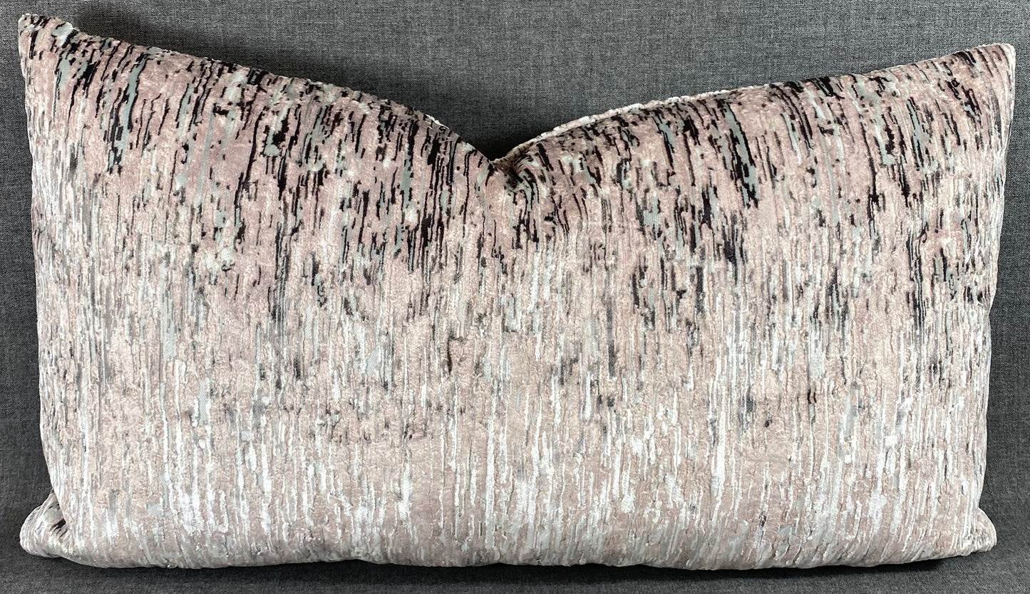 Luxury Lumbar Pillow - 24" x 14" - Yanbu Blush