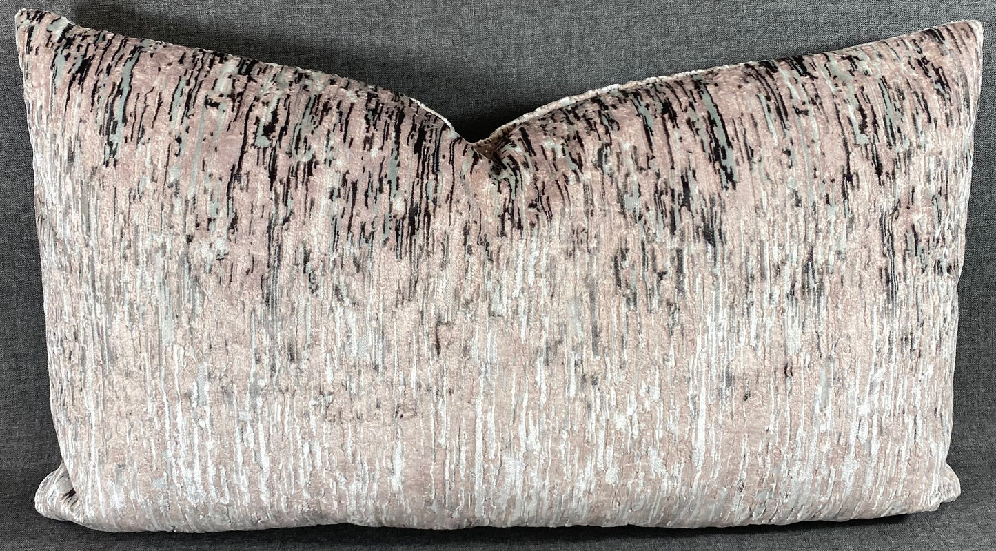 Luxury Lumbar Pillow - 24" x 14" - Yanbu Blush