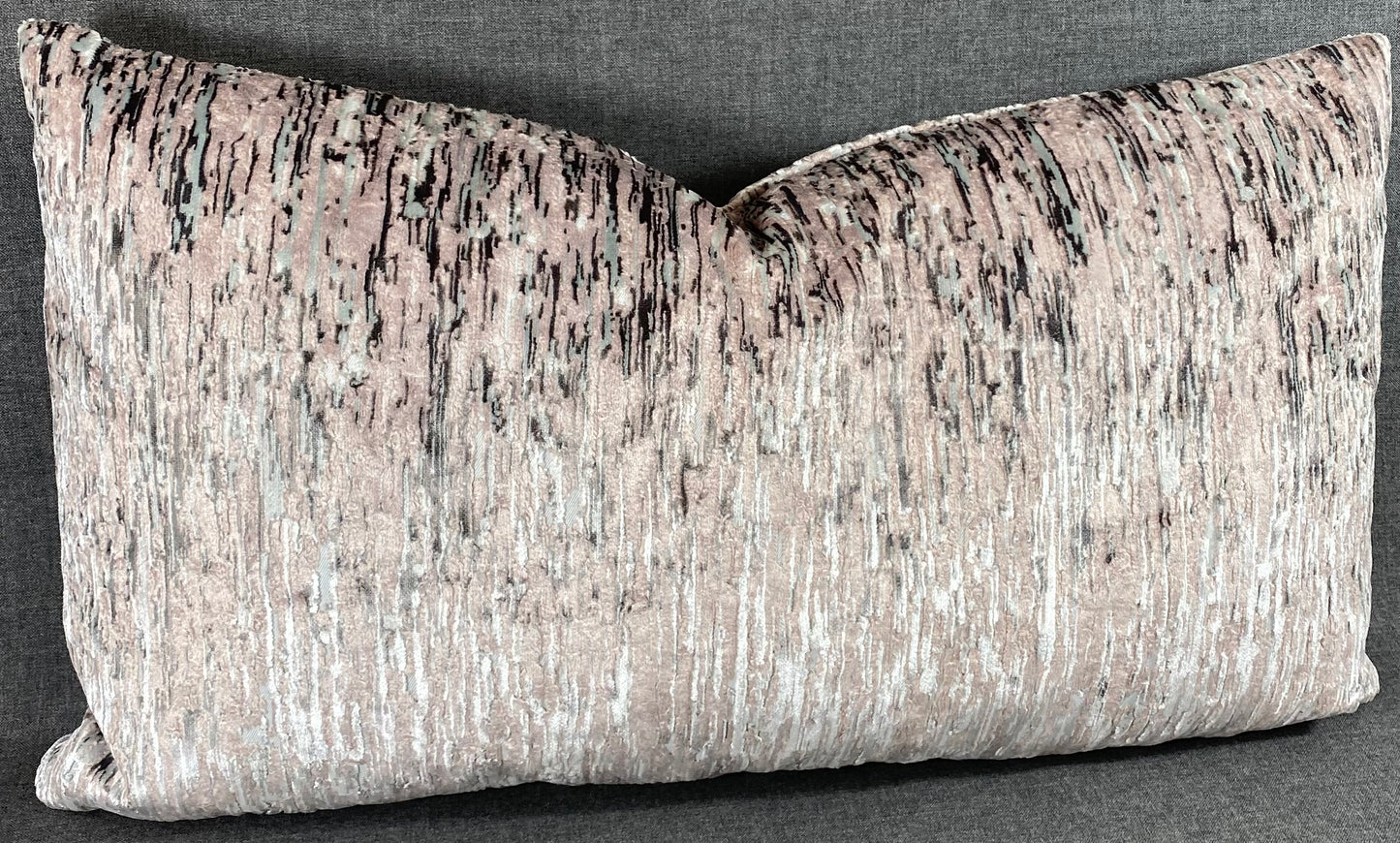 Luxury Lumbar Pillow - 24" x 14" - Yanbu Blush