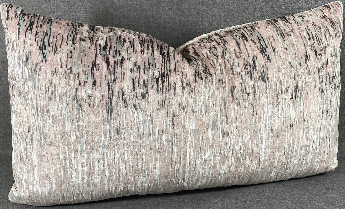 Luxury Lumbar Pillow - 24" x 14" - Yanbu Blush