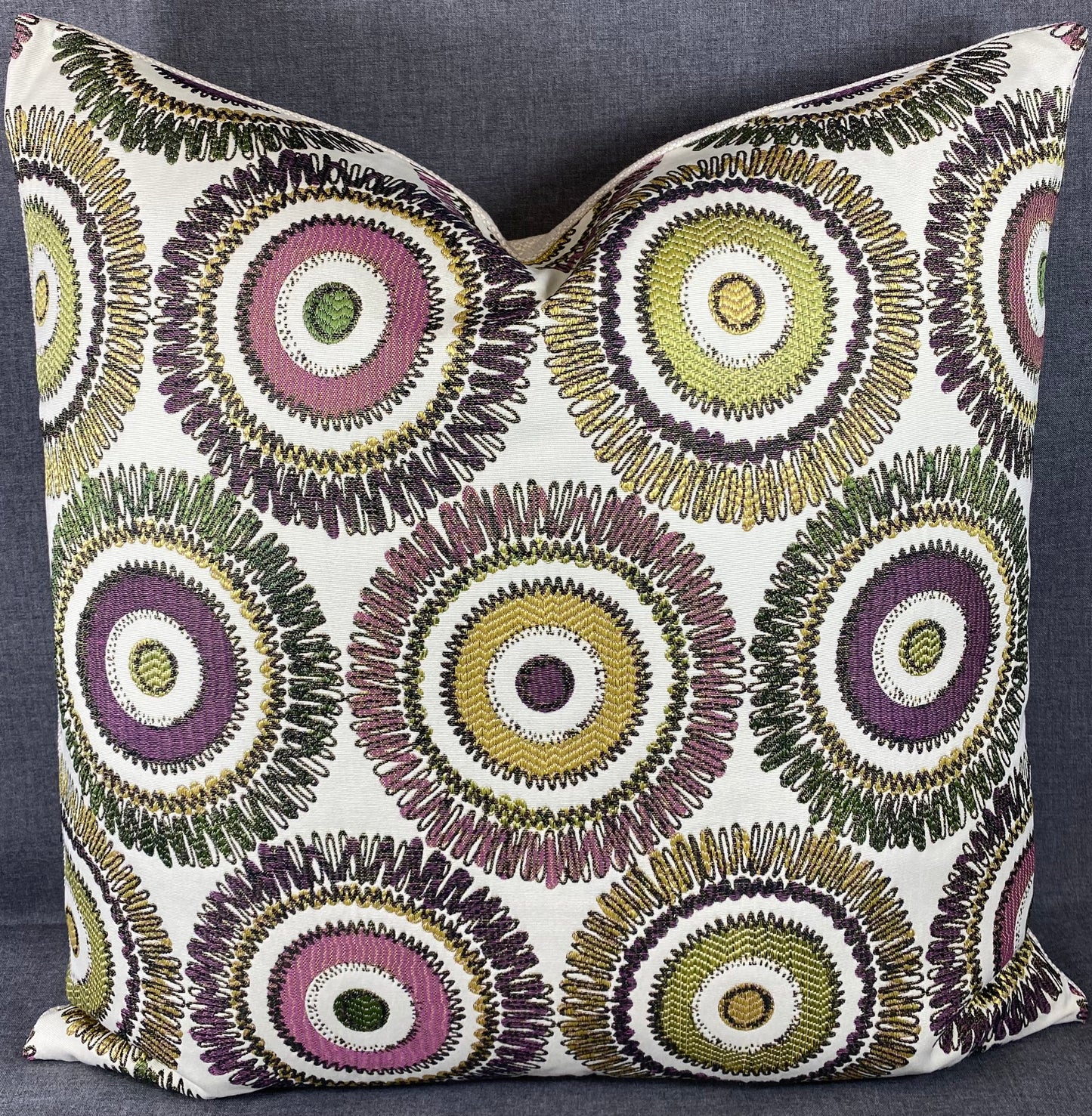 Luxury Pillow - 24” x 24” - Squiggs Purple