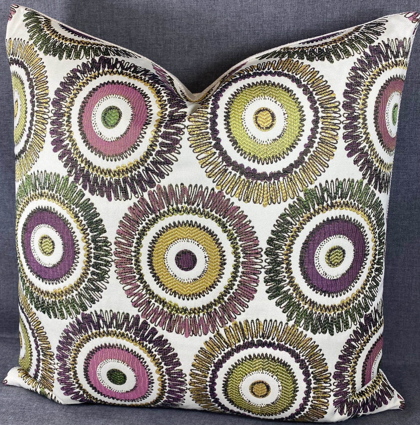 Luxury Pillow - 24” x 24” - Squiggs Purple