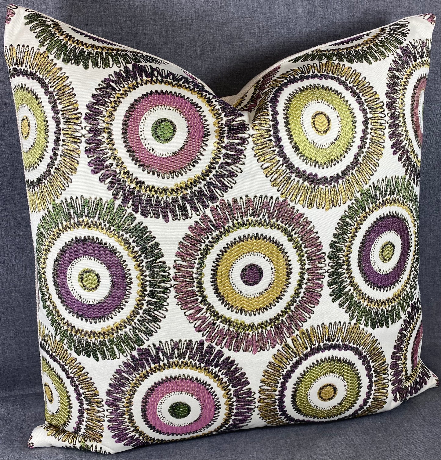Luxury Pillow - 24” x 24” - Squiggs Purple