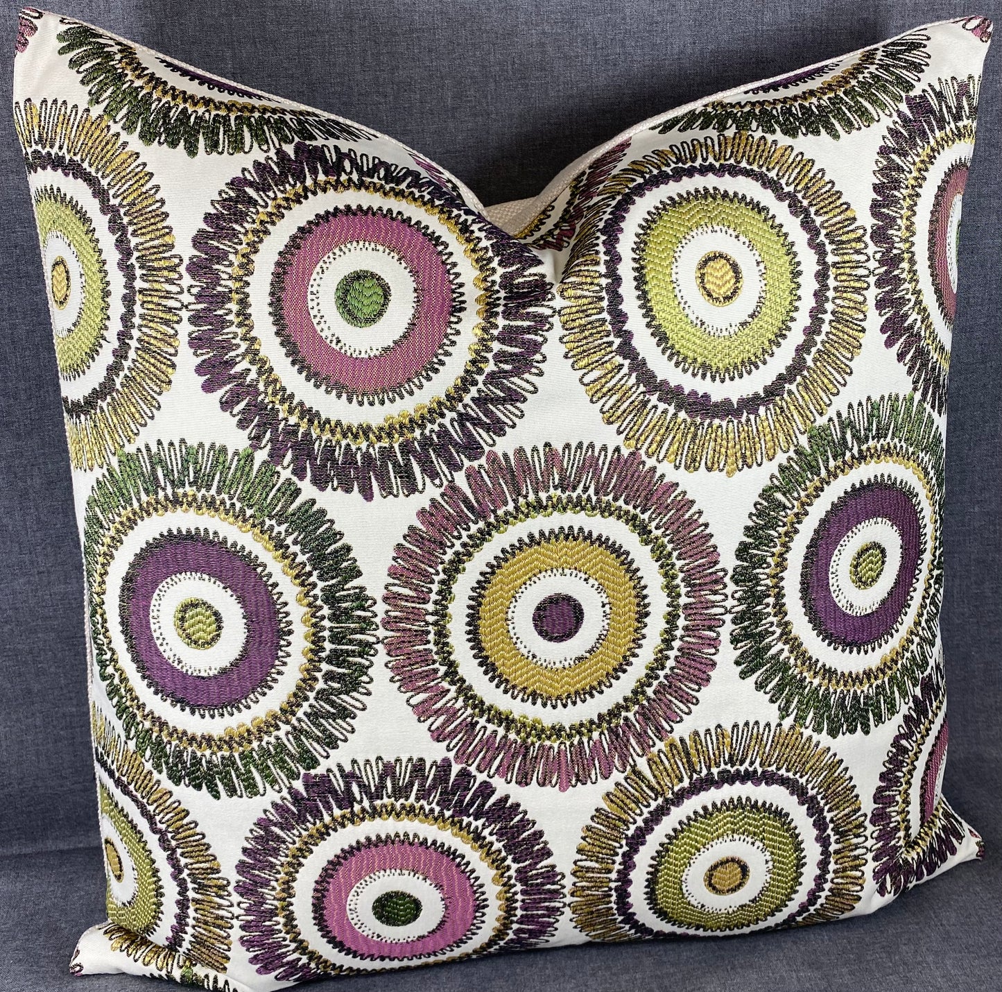 Luxury Pillow - 24” x 24” - Squiggs Purple