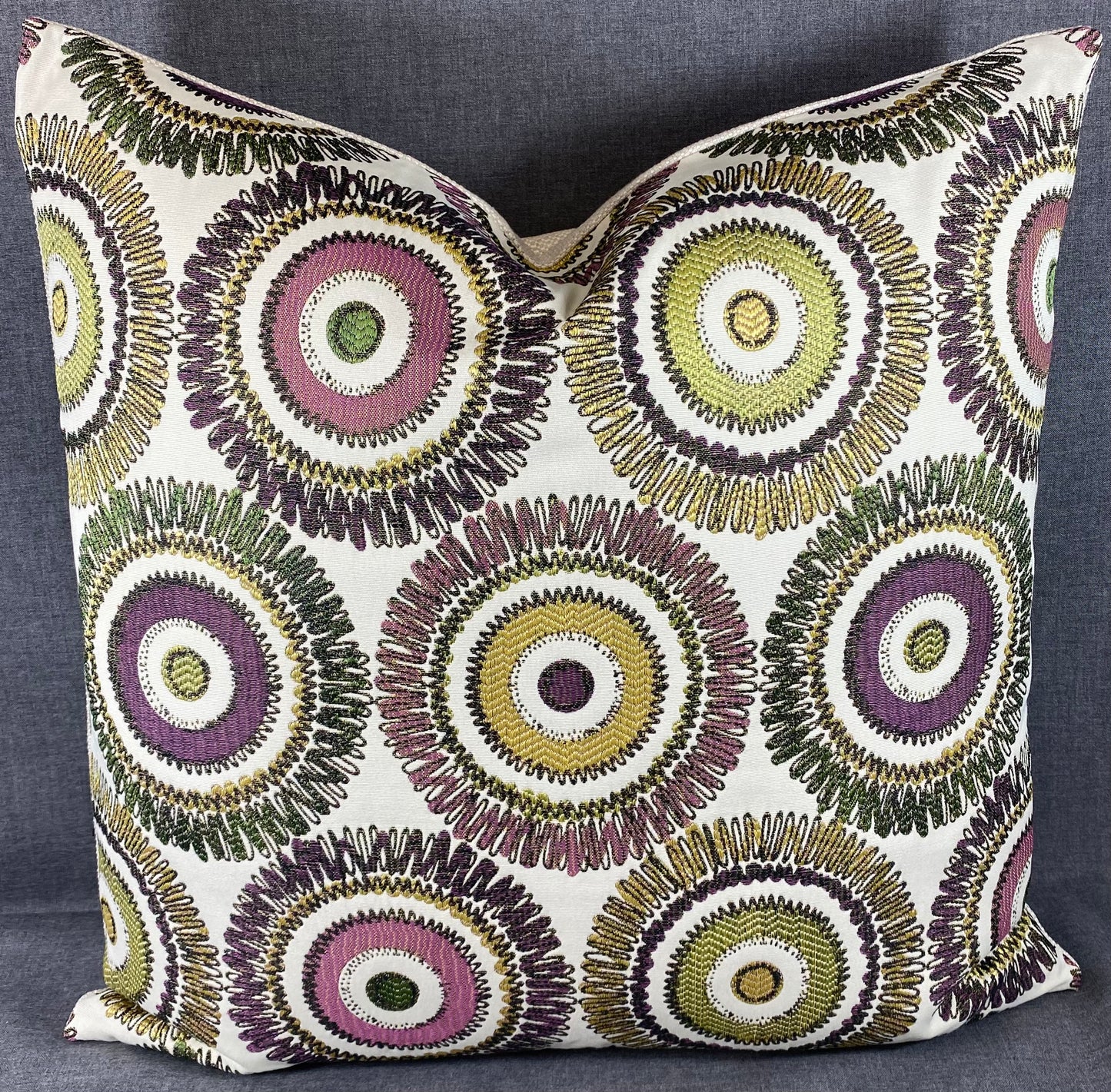 Luxury Pillow - 24” x 24” - Squiggs Purple